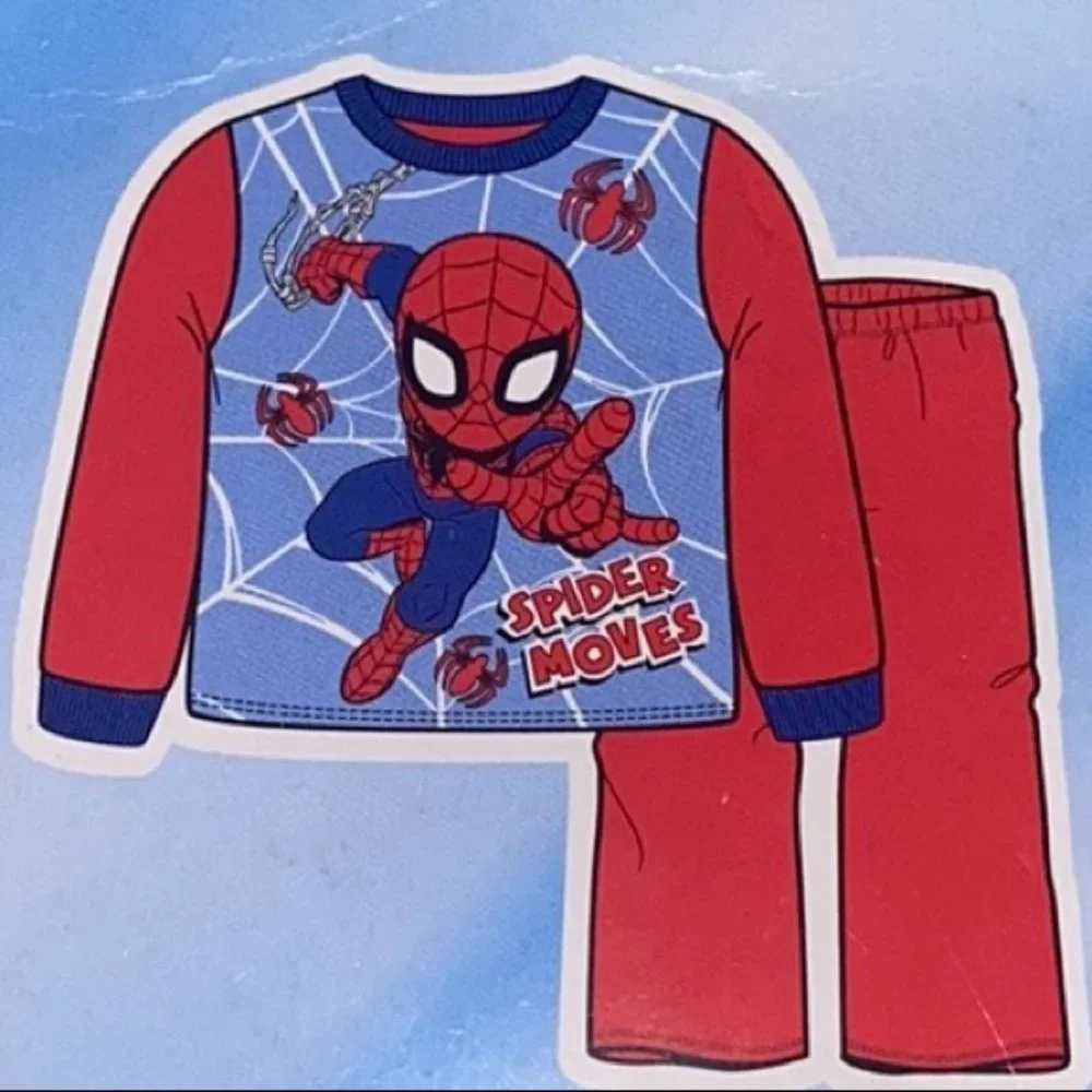 Marvel Toddler Spider-Man Fleece Pajama Top/Bottom